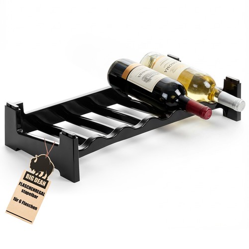 Flaschenregal stapelbar für - , 6
