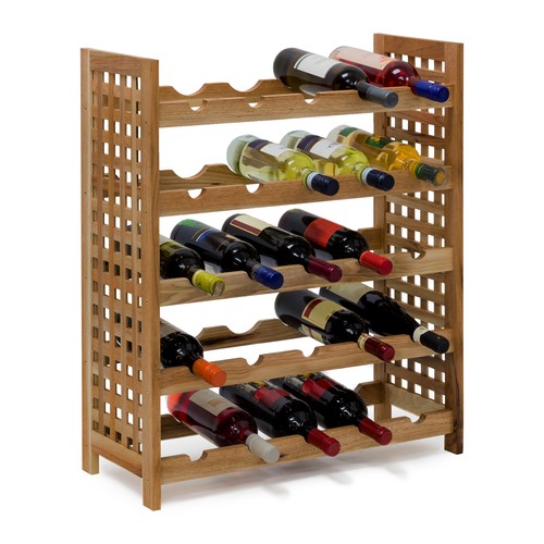 Weinregal walnuss