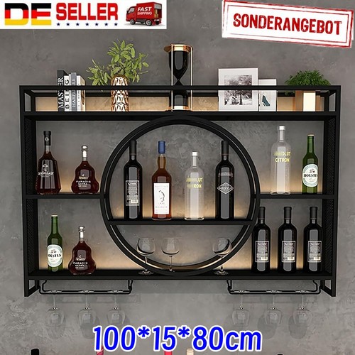 Weinregal wand mit led - weinregal, led-licht