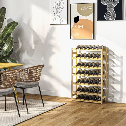 Homcom weinregal flaschenregal - weinregal,
