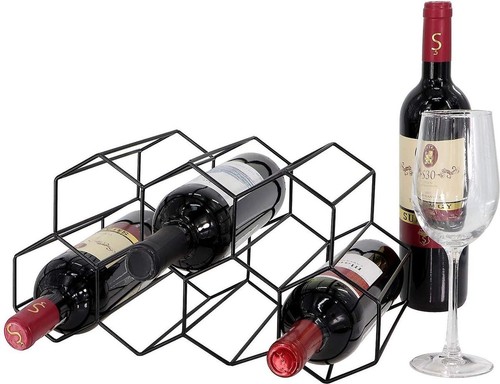 Weinregal metall schwarz 9 - weinregal,