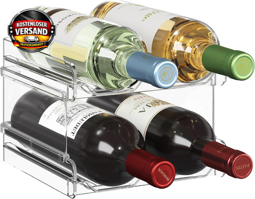 Stapelbares weinregal aus - stapelbares,