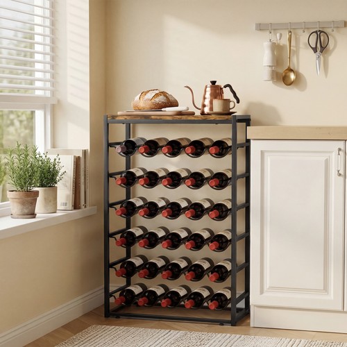 Homcom weinregal für - weinregal,